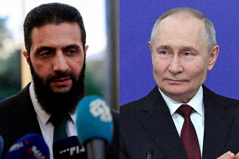 Ahmed al-Sharaa i Vladimir Putin (Foto: Reuters)