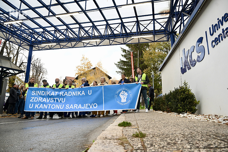 S protesta održanog 20. novembra 2024. godine (Foto: T. S./Klix.ba)