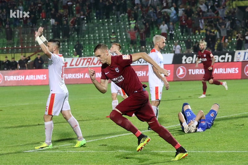 Besim Šerbečić u dresu FK Sarajevo (Foto: T. S./Klix.ba)