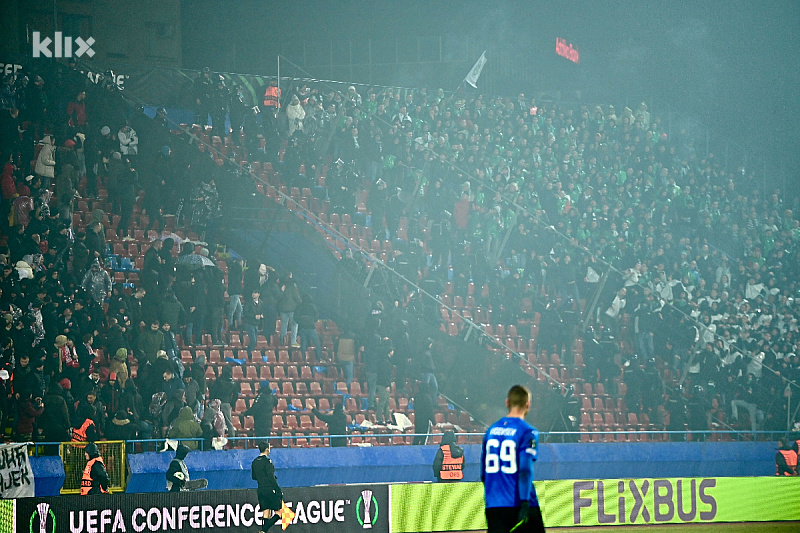 Sukob navijača Borca i Olimpije