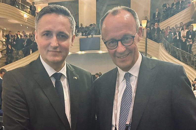 Denis Bećirović i Friedrich Merz