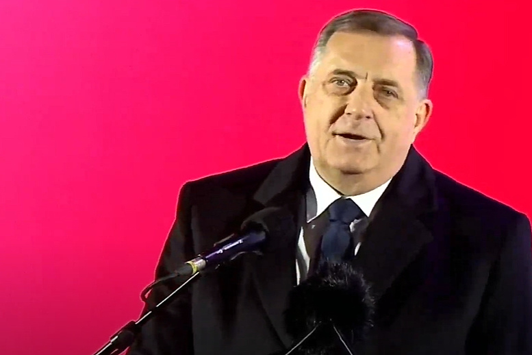 Milorad Dodik na skupu u Sremskoj Mitrovici