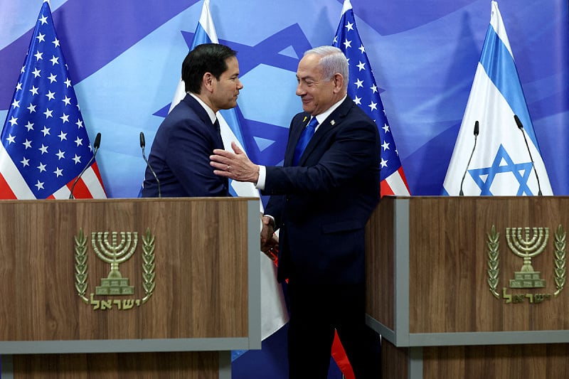 Marco Rubio i Benjamin Netanyahu (Foto: Reuters)