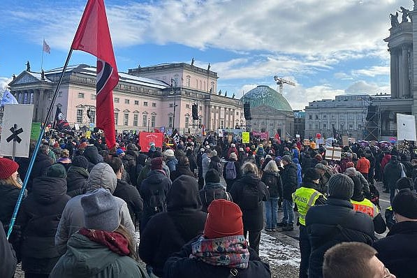 Protesti u Berlinu (Foto: X)