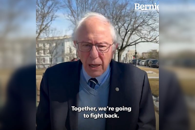 Bernie Sanders (Screenshot: X.com)