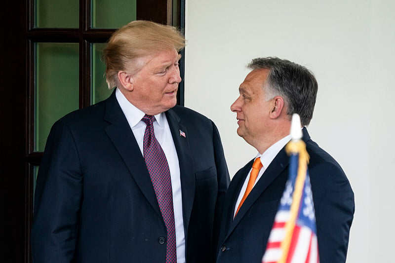 Donald Trump i Viktor Orban (Foto: EPA-EFE)