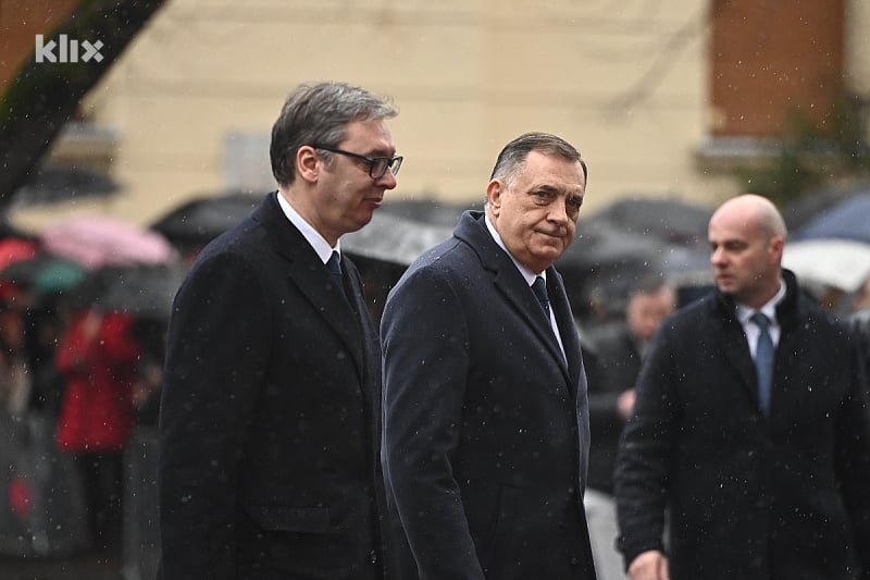 Aleksandar Vučić i Milorad Dodik (Foto: E. M./Klix.ba)