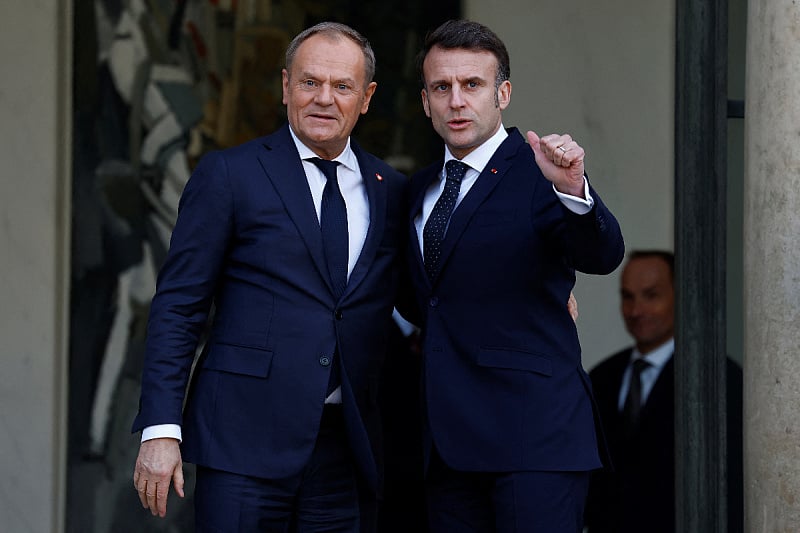 Tusk i Macron na sastanku u ponedjeljak (Foto: Reuters)