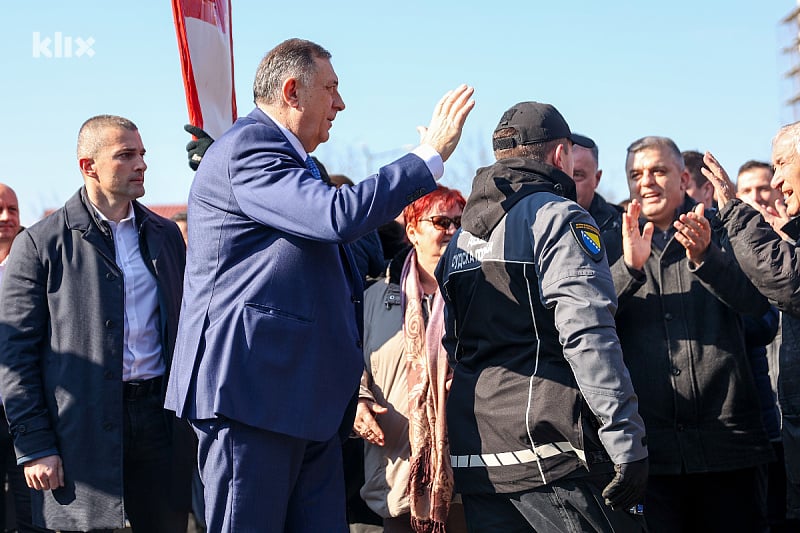 Današnji dolazak Dodika pred Sud BiH (Foto: FENA)