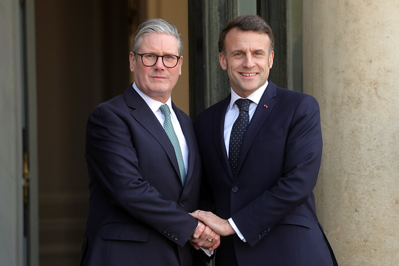 Keir Starmer i Emmanuel Macron (Foto: EPA-EFE)