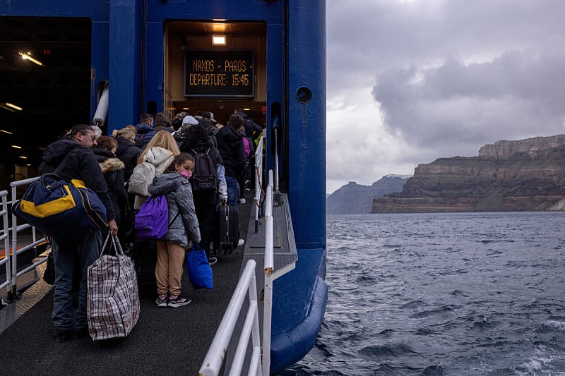 Santorini danas drugačije izgleda (Foto: Reuters)