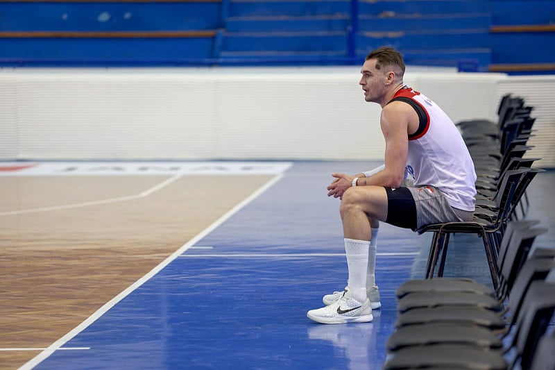 Mario Hezonja na pripremama reprezentacije Hrvatske (Foto: Sime Zelic/PIXSELL)