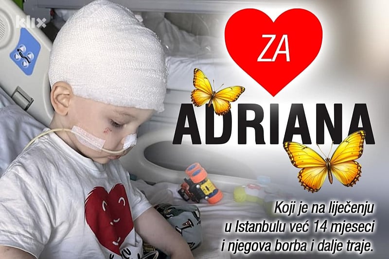 Adrian je dosad prošao kroz šest operativnih zahvata