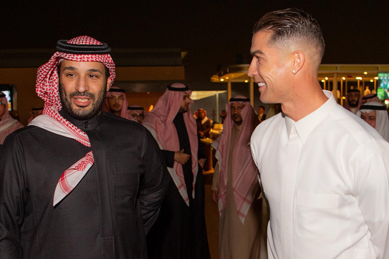 Mohammed bin Salman i Cristiano Ronaldo (Foto: Twitter/Cristiano Ronaldo)