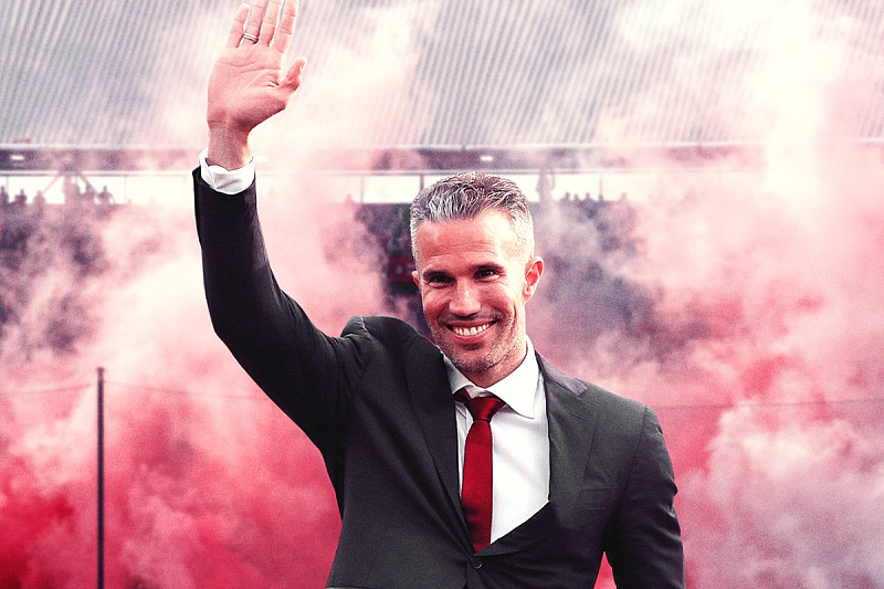 Robin van Persie (Foto: Twitter/BBC)