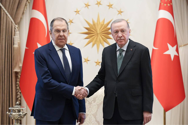 Lavrov i Erdogan u Ankari (Foto: Facebook)