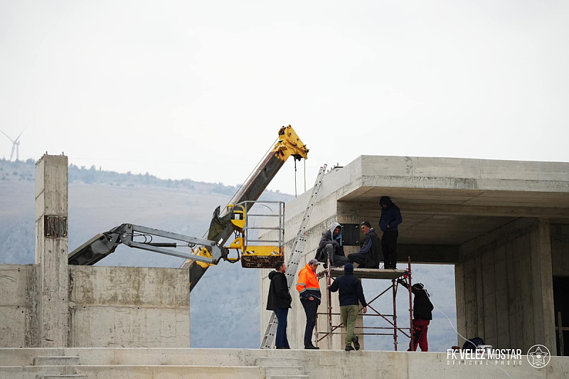 Stadion Rođeni poprima novi izgled (Foto: FK Velež)