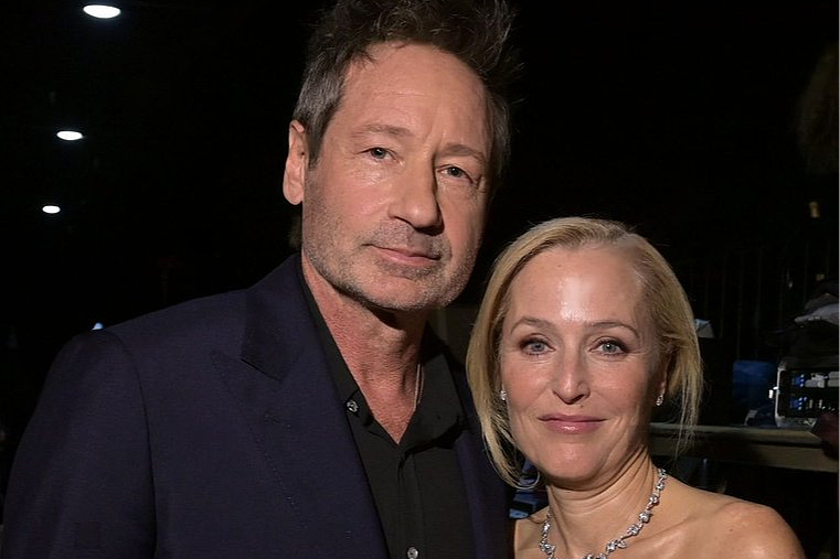 David Duchovny i Gillian Anderson Foto> Instagram