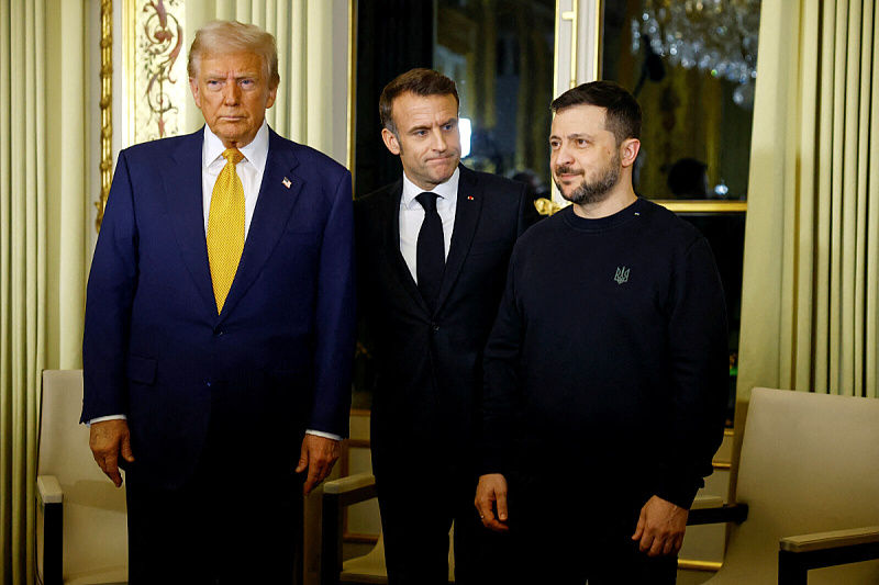 Donald Trump, Emmanuel Macron i Volodimir Zelenski (Foto: EPA-EFE) (Foto: EPA-EFE)