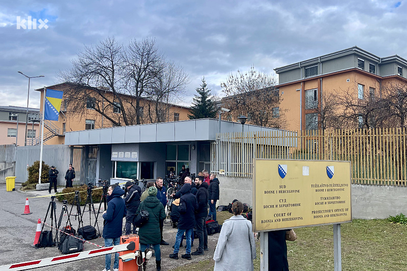 Pristalice Dodika i Lukića danas nisu bili pred Sudom BiH (Foto: T. S./Klix.ba)