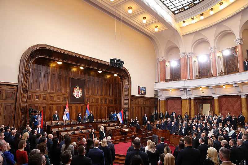 Tri dana će zasjedati Narodna skupština Srbije (Foto: EPA-EFE)