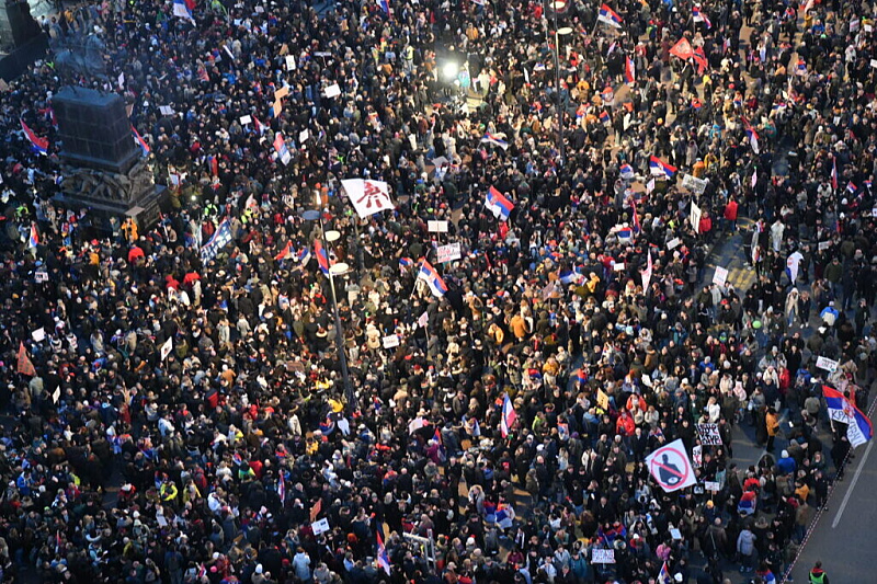 Masovni protesti u Nišu (Foto:Vladislav Mitić)