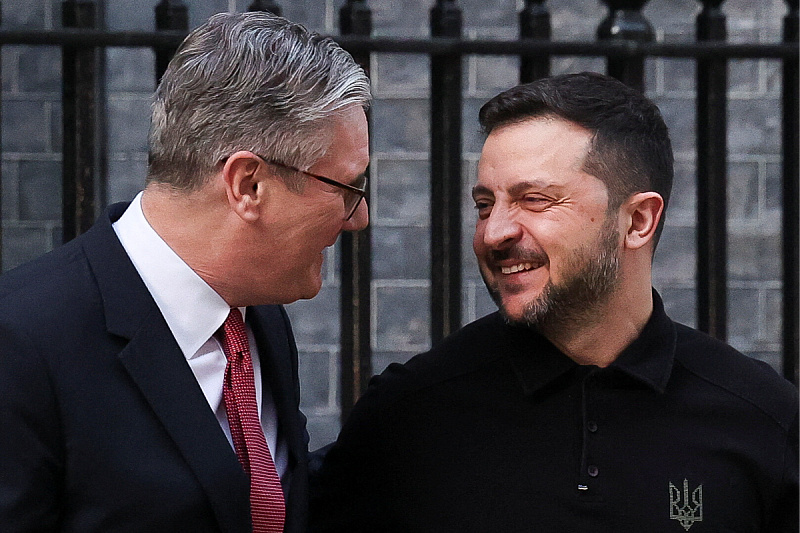 Starmer i Zelenski tokom današnjeg susreta (Foto: Reuters)