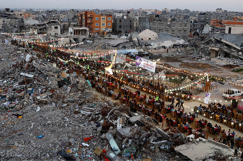 Iftar u Rafahu (Foto: Reuters)