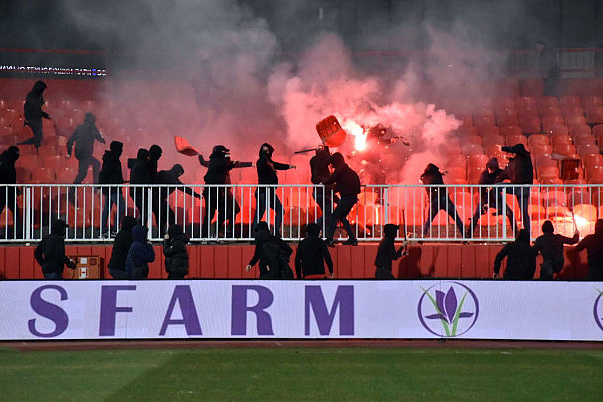 Sukob eskalirao na kraju utakmice (Foto: Dnevnik.rs)