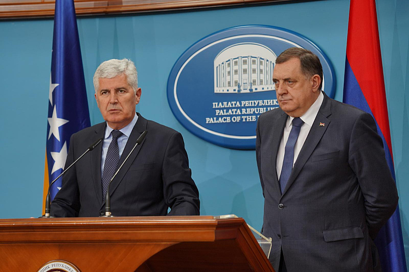 Dragan Čović i Milorad Dodik (Foto: Pixsell)