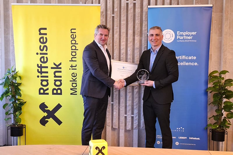 Raiffeisen banka dobila Employer partner certifikat