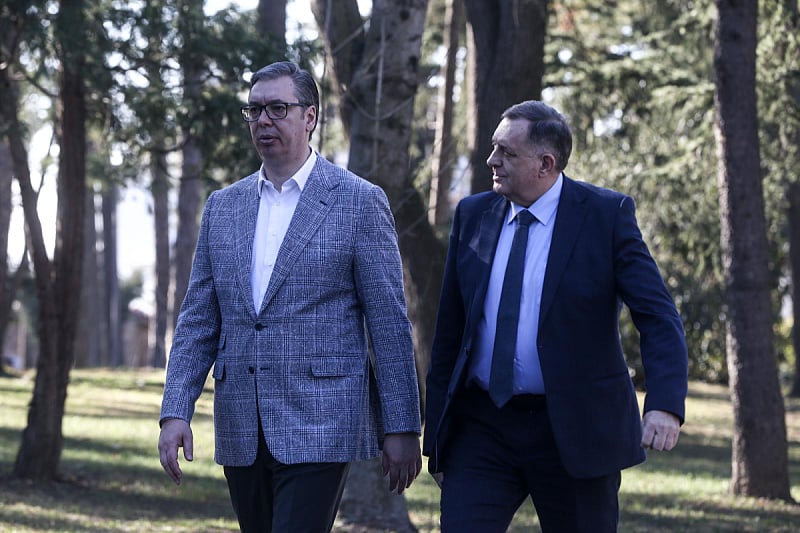 Vučić i Dodik u Beogradu (Foto: Pixsell)