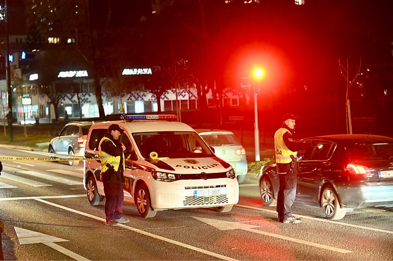 Policija na mjestu nesreće (Foto: T. S./Klix.ba)