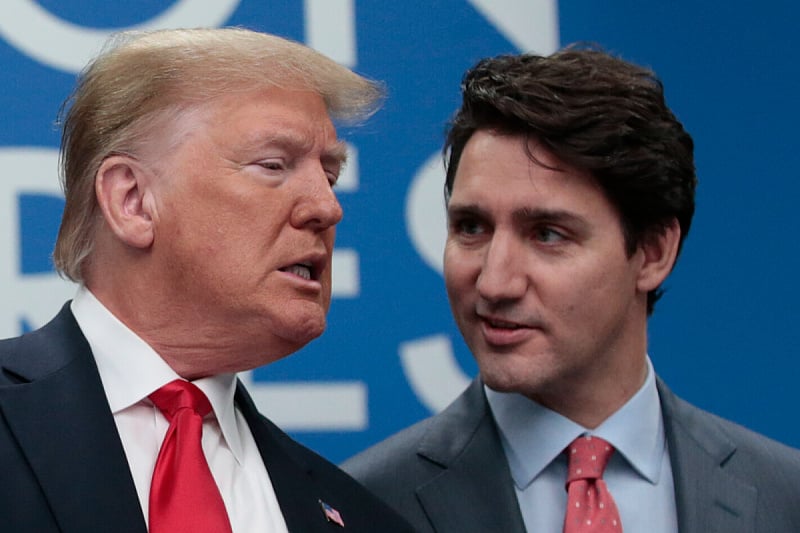 Donald Trump i Justin Trudeau (Foto: EPA-EFE)