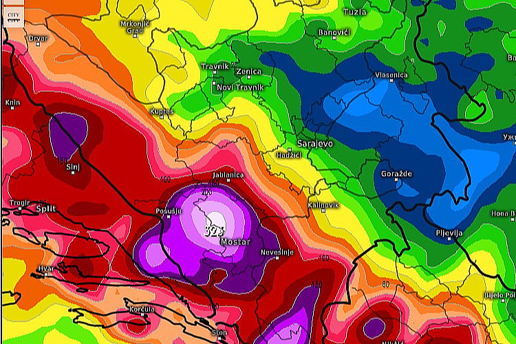 Vremenski modeli koje analiziraju meteorolozi