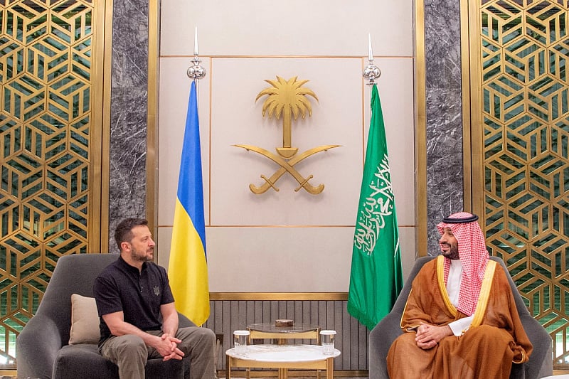 Volodimir Zelenski i Mohammed bin Salman (Foto: Reuters)