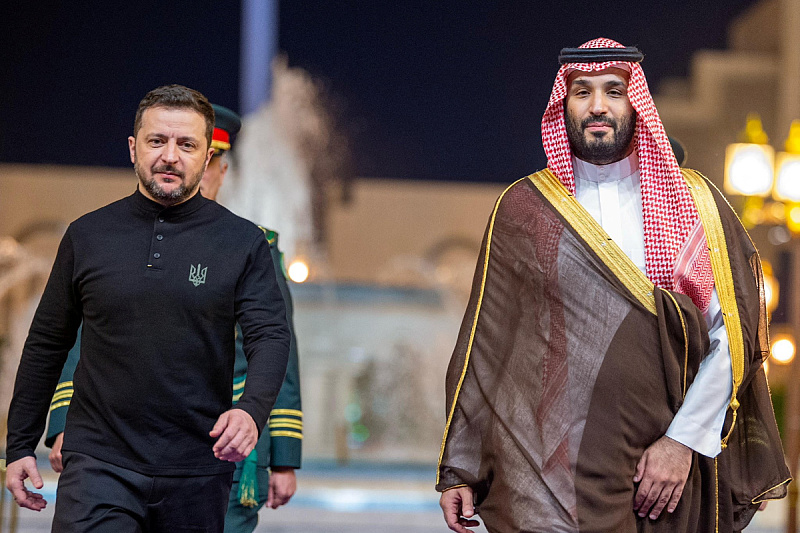 Volodimir Zelenski i Mohamed bin Salman (Foto: Reuters)