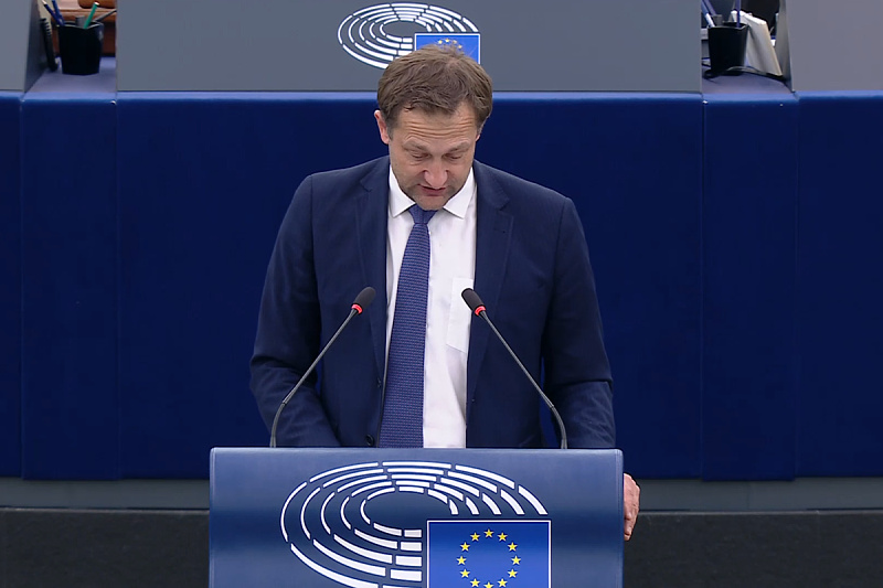 Christophe Hansen (Screenshot: EU Parlament)