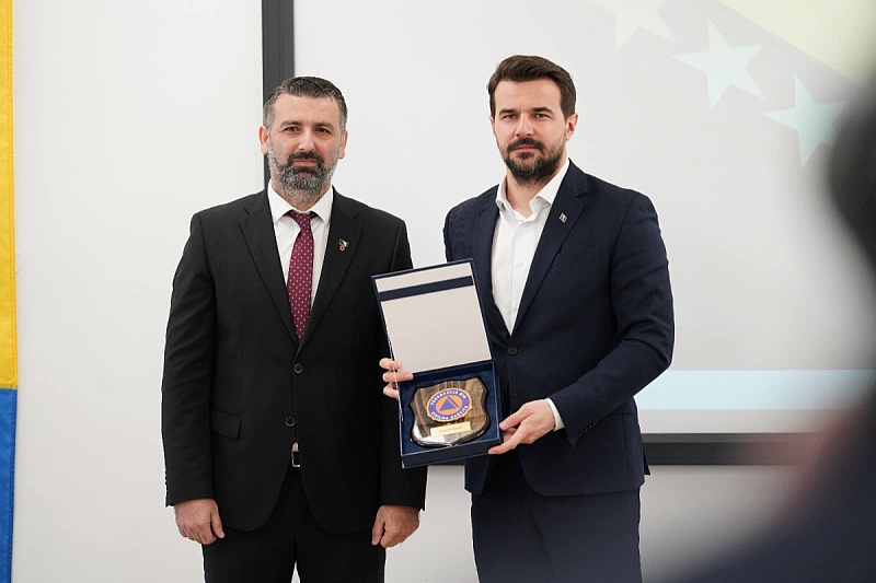 Aldin Brašnjić i Nermin Muzur (Foto: Općina Ilidža)