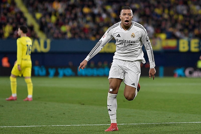 Mbappe slavi jedan od pogodaka protiv Villarreala (Foto: Reuters)