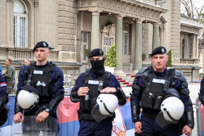 MUP Srbije negirao da je koristio zvučni top (Foto: Reuters)