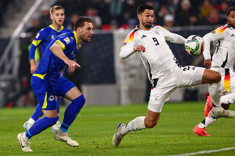 Tim Kleindienst na utakmici protiv BiH (Foto: EPA-EFE)