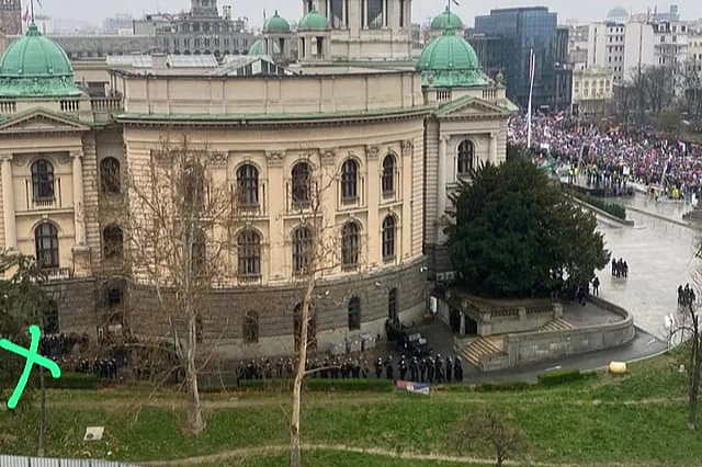 Lokacija jednog od zvučnih topova za koje žandarm tvrdi da su bili raspoređeni