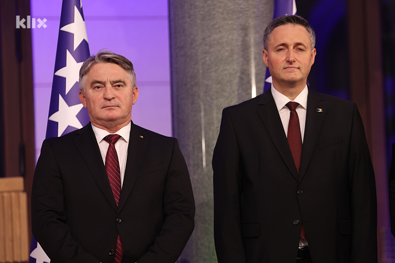 Željko Komšić i Denis Bećirović (Foto: FENA)