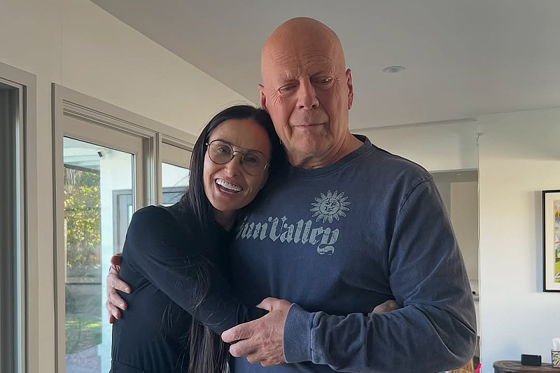 Demi Moore i Bruce Willis (Foto: Instagram)