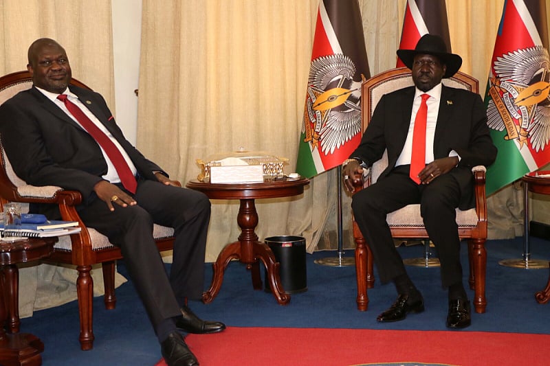 Salva Kir i Riek Machar (Foto: EPA-EFE)