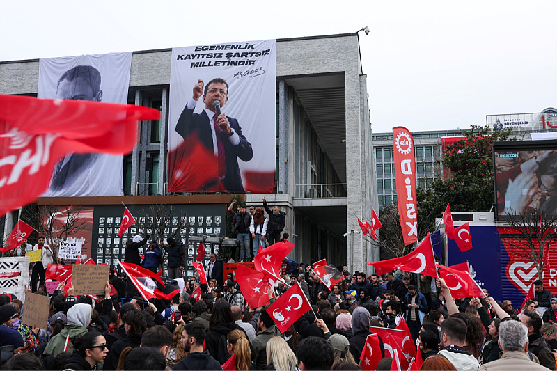 Današnji protesti u Istanbulu (Foto: Reuters)