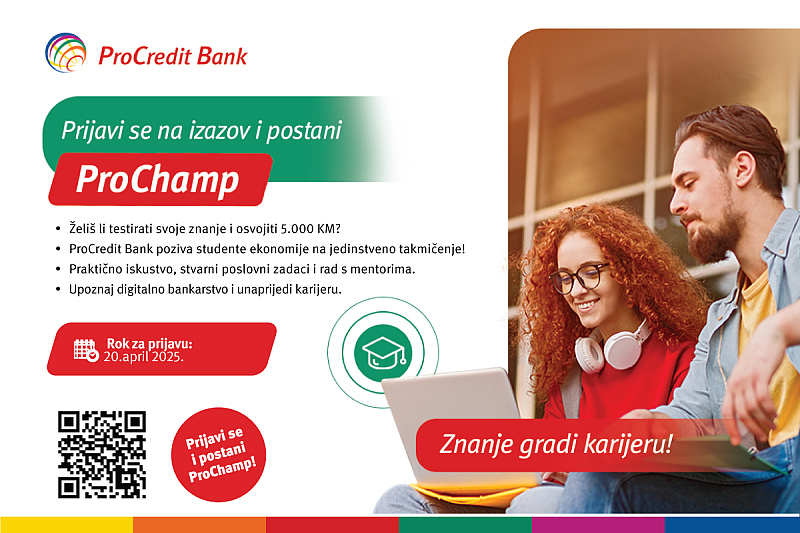ProCredit Bank poziva studente na prestižno takmičenje ProChamp ...
