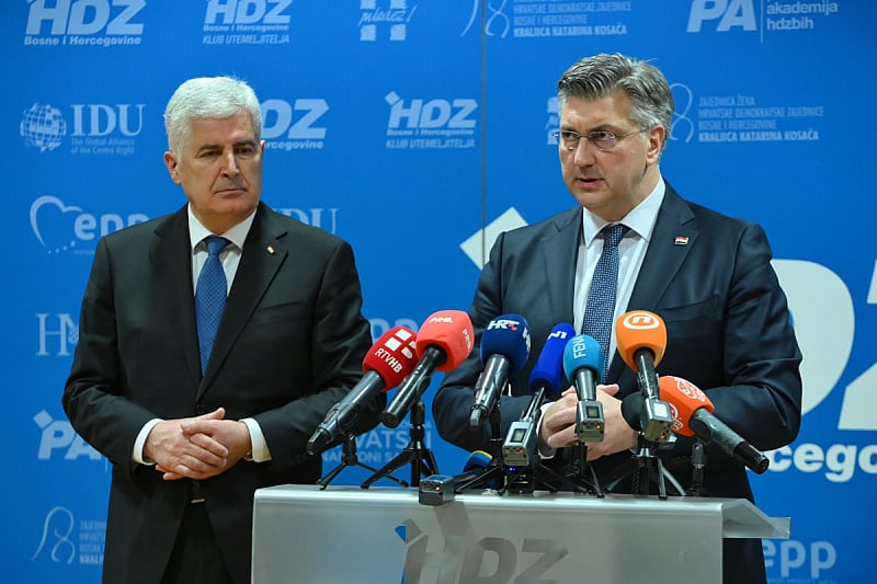 Dragan Čović i Andrej Plenković (Foto: X.com)