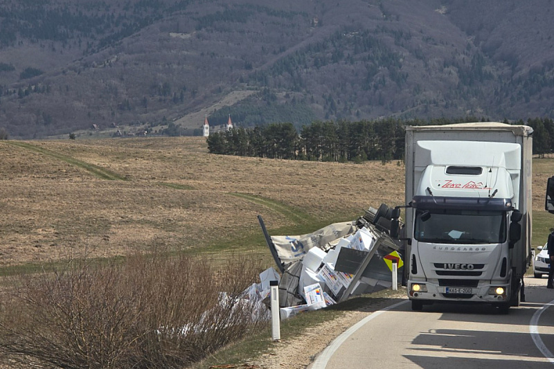 Mjesto nesreće na Kupresu (Foto: Čitatelj)